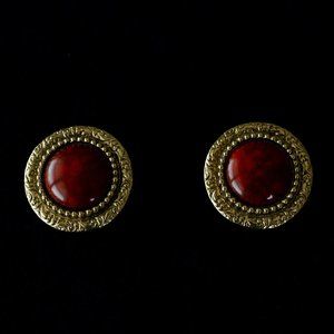 Vintage style Large clip on earring